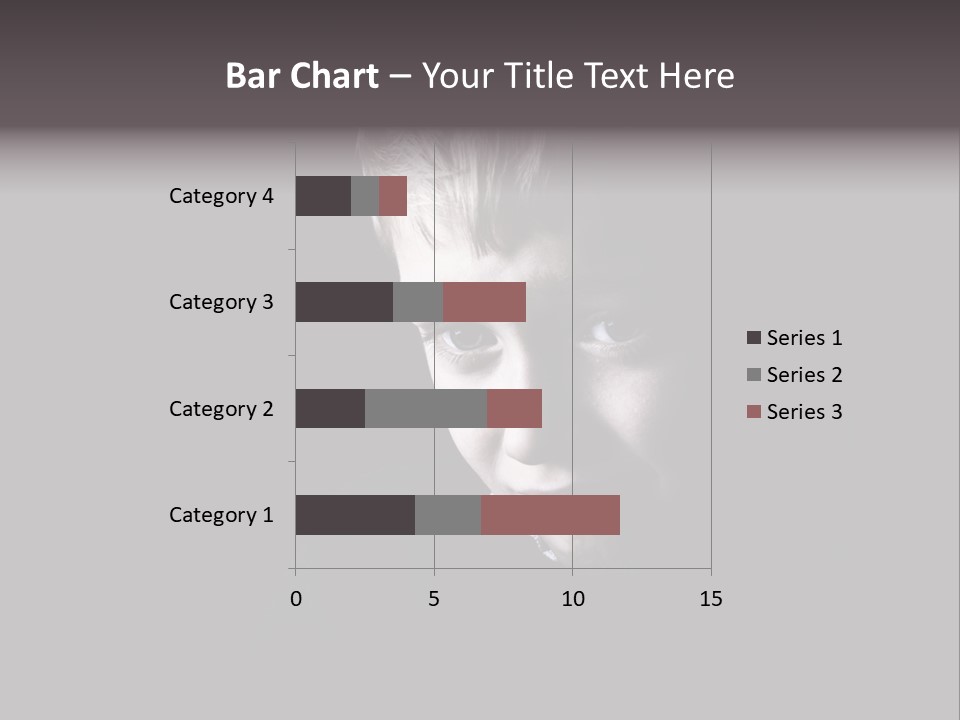 A Young Boy Is Smiling For The Camera PowerPoint Template