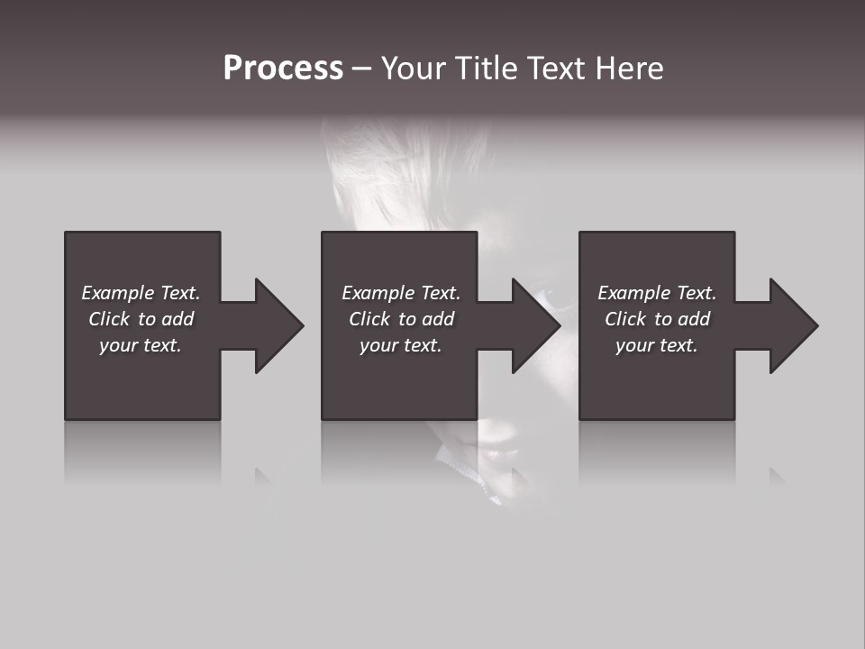A Young Boy Is Smiling For The Camera PowerPoint Template