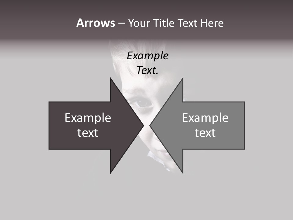 A Young Boy Is Smiling For The Camera PowerPoint Template