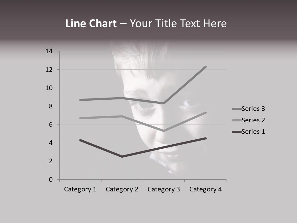 A Young Boy Is Smiling For The Camera PowerPoint Template