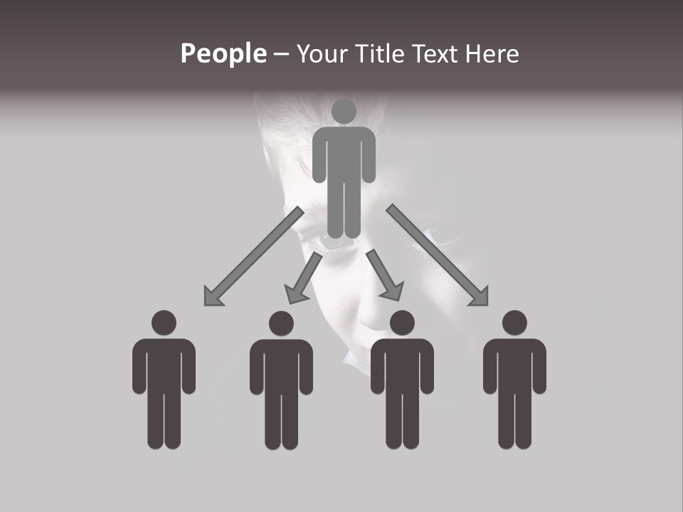 A Young Boy Is Smiling For The Camera PowerPoint Template