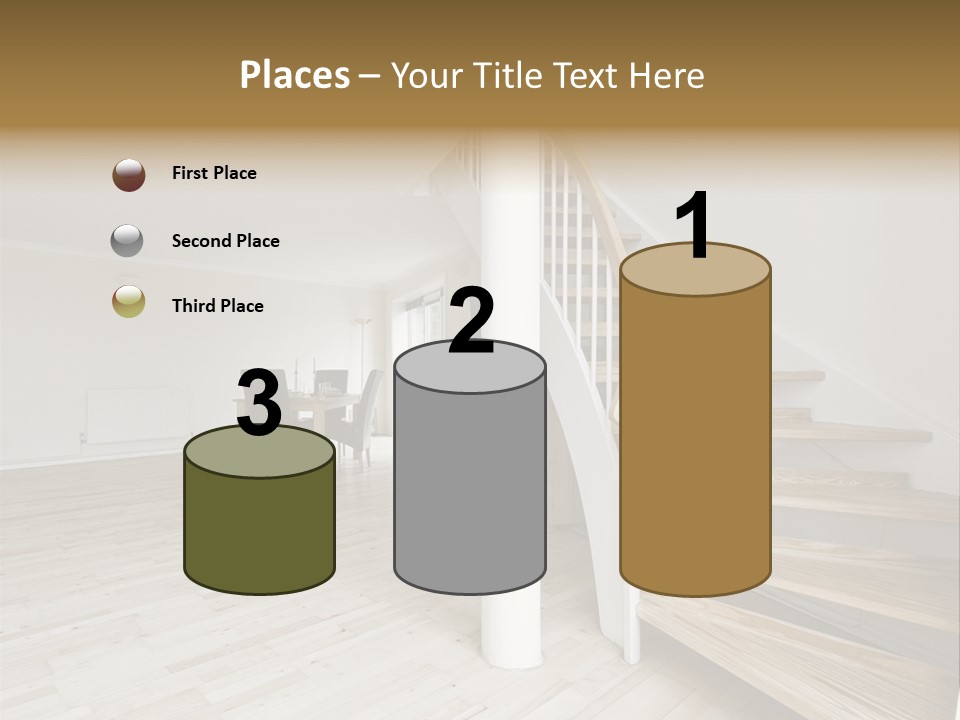 Column Table Diner PowerPoint Template