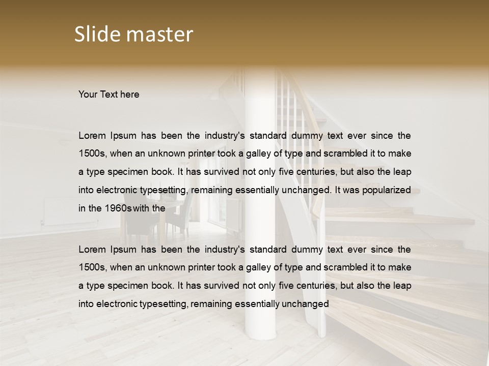 Column Table Diner PowerPoint Template