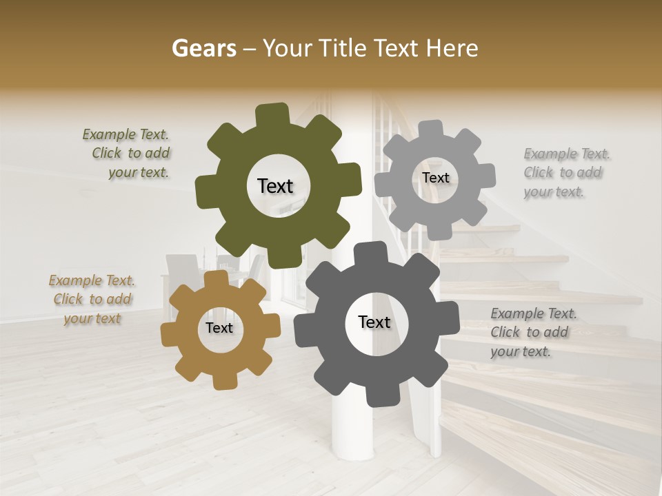 Column Table Diner PowerPoint Template