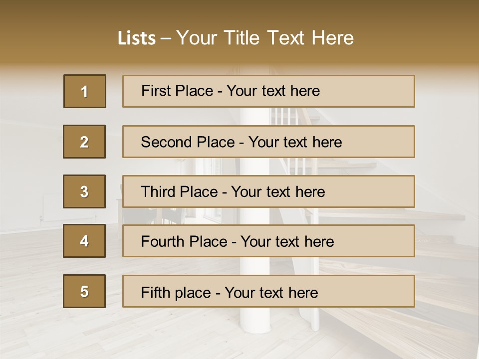 Column Table Diner PowerPoint Template