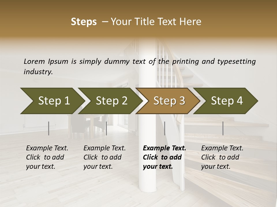 Column Table Diner PowerPoint Template
