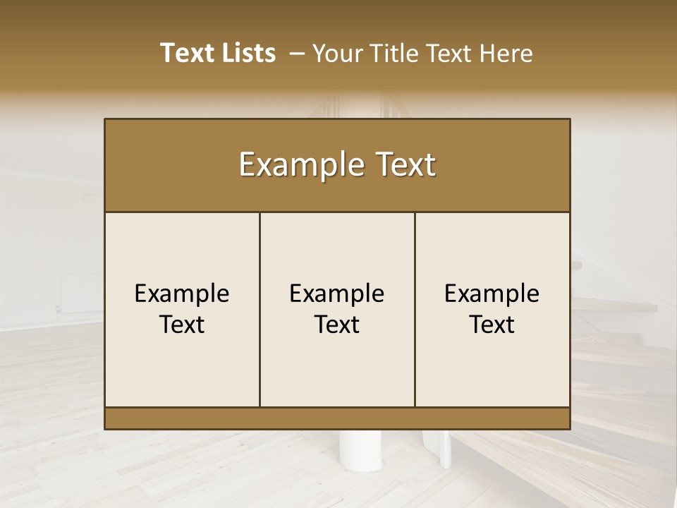 Column Table Diner PowerPoint Template