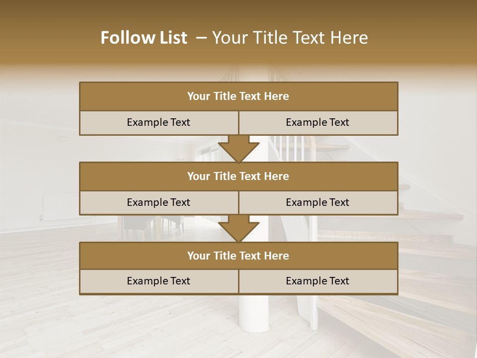 Column Table Diner PowerPoint Template