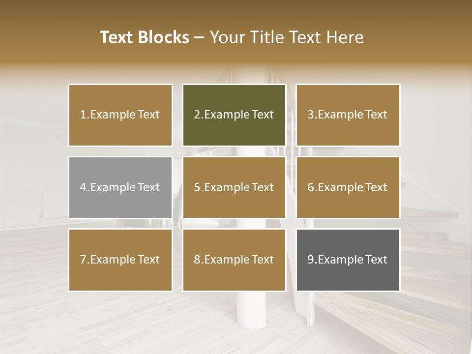Column Table Diner PowerPoint Template
