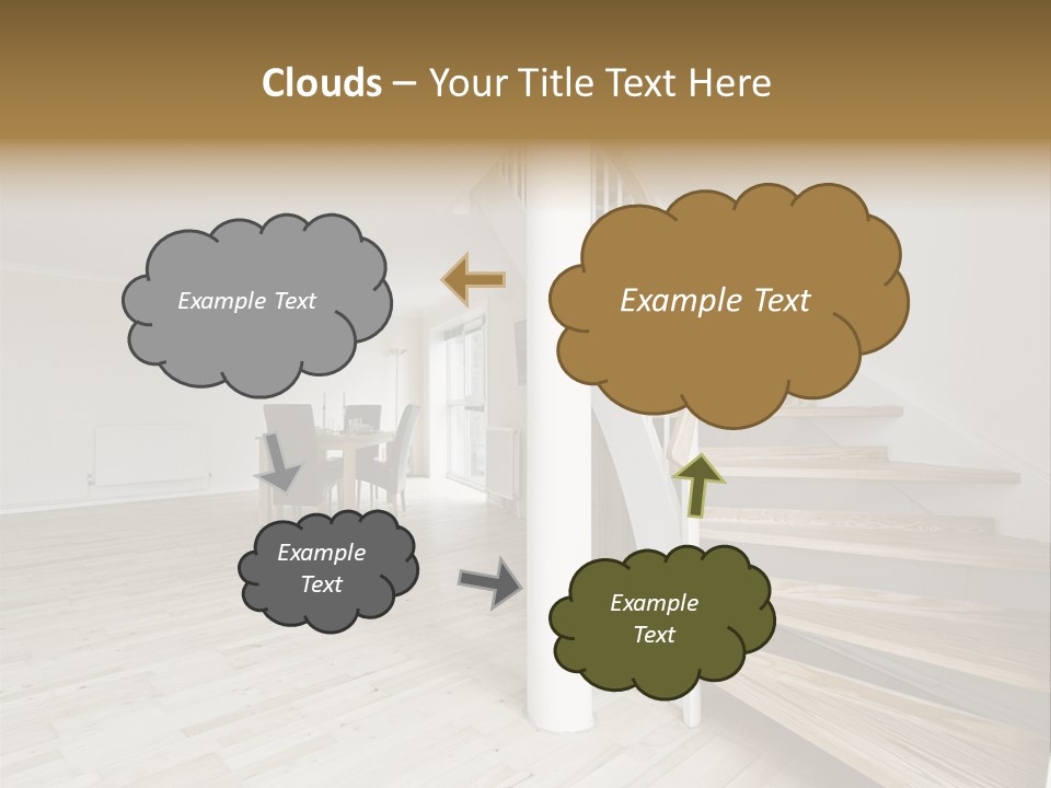 Column Table Diner PowerPoint Template