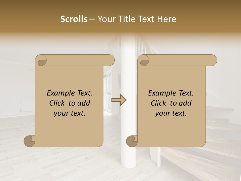 Column Table Diner PowerPoint Template