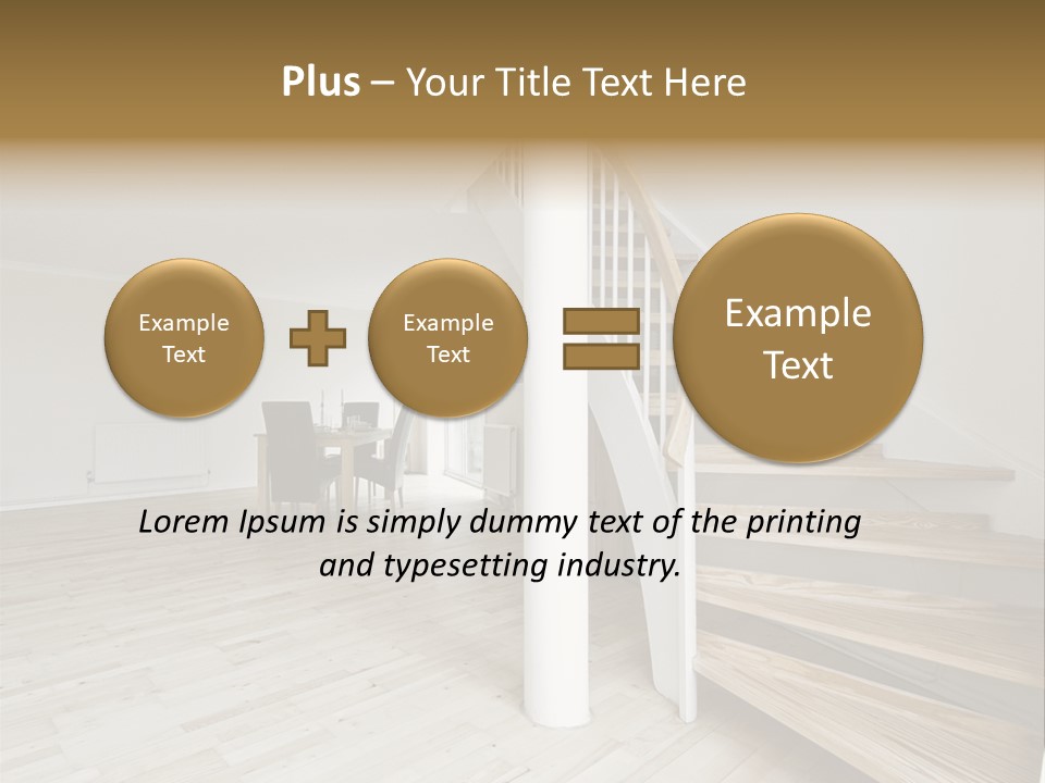 Column Table Diner PowerPoint Template