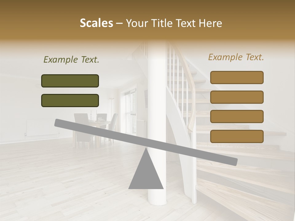 Column Table Diner PowerPoint Template