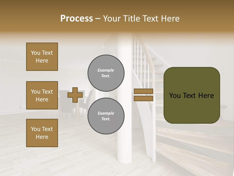 Column Table Diner PowerPoint Template