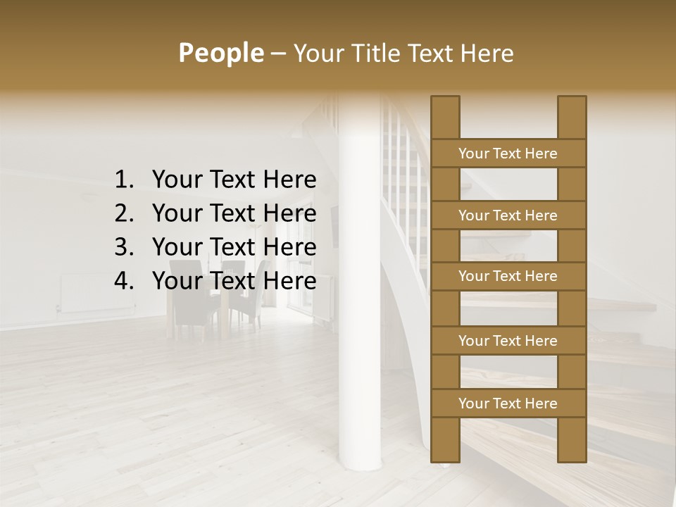 Column Table Diner PowerPoint Template