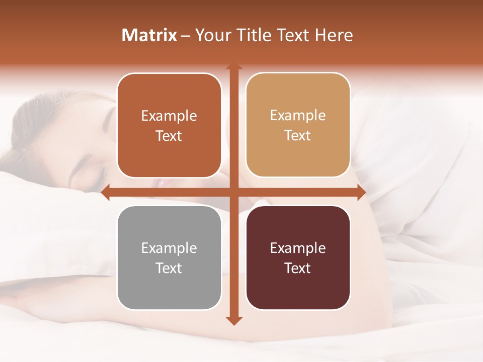 Bed Relaxation Sweet PowerPoint Template