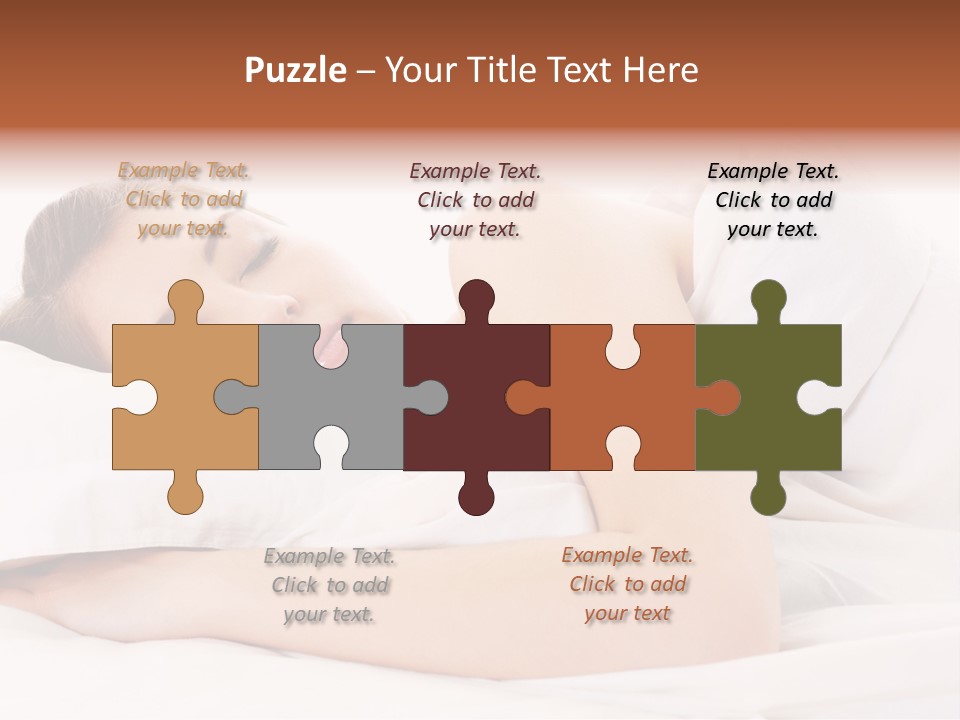 Bed Relaxation Sweet PowerPoint Template