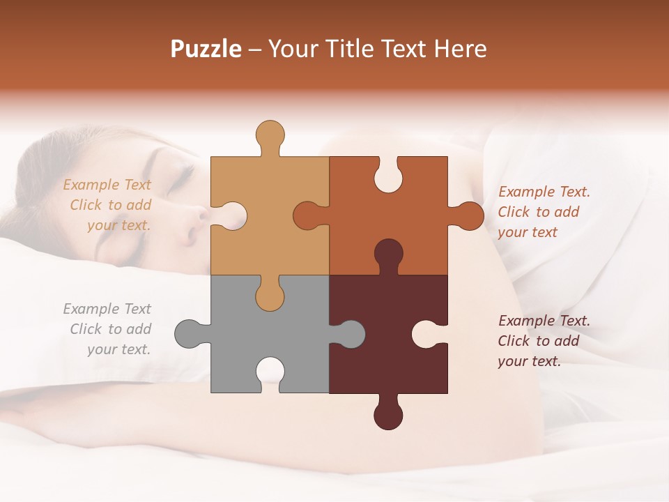 Bed Relaxation Sweet PowerPoint Template