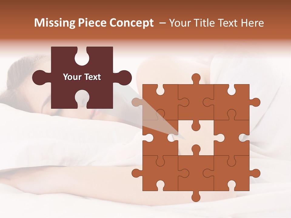 Bed Relaxation Sweet PowerPoint Template