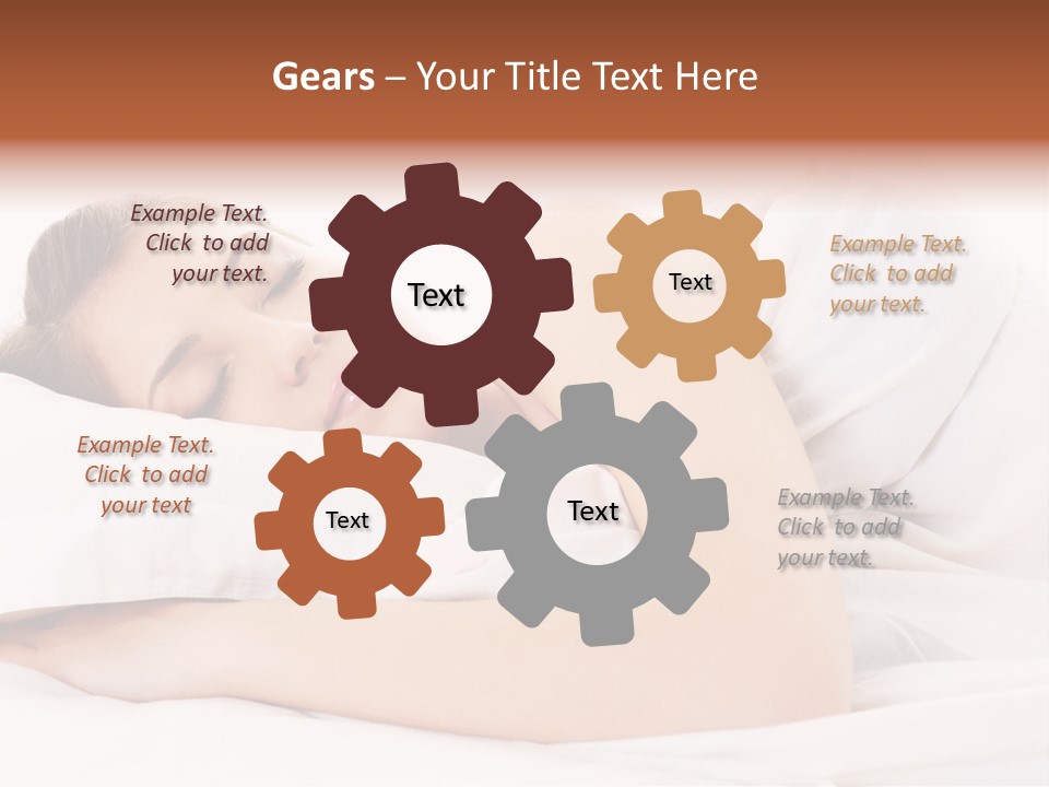 Bed Relaxation Sweet PowerPoint Template