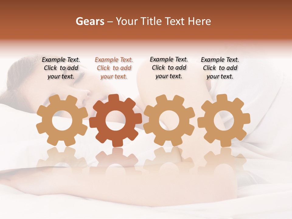 Bed Relaxation Sweet PowerPoint Template