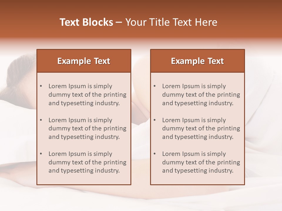 Bed Relaxation Sweet PowerPoint Template