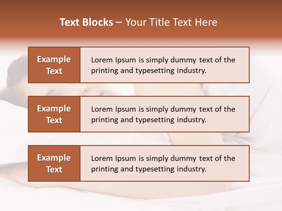 Bed Relaxation Sweet PowerPoint Template