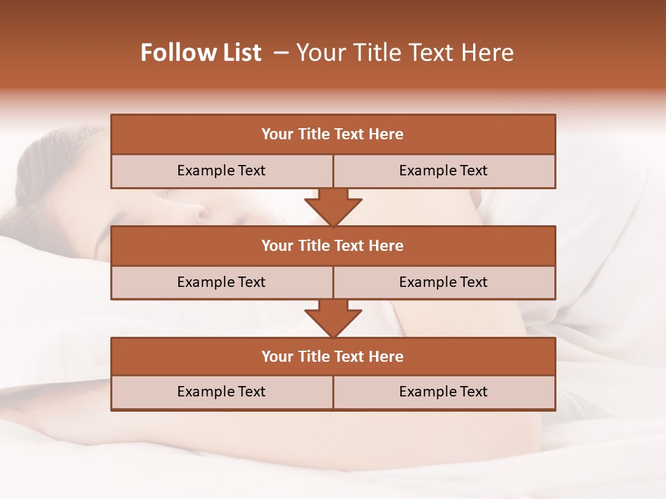 Bed Relaxation Sweet PowerPoint Template