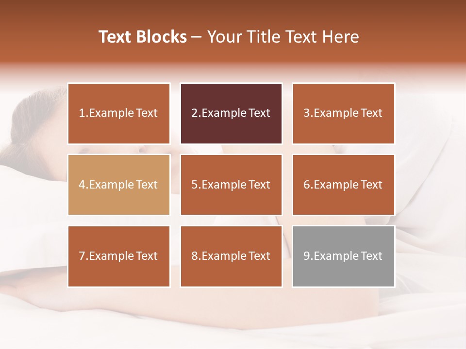 Bed Relaxation Sweet PowerPoint Template