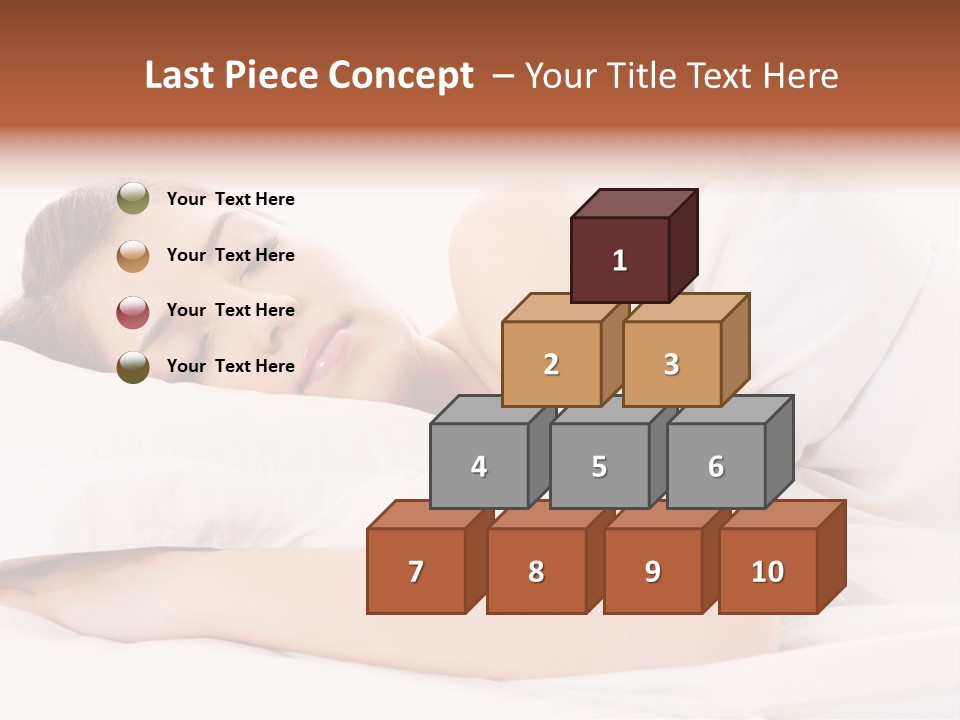 Bed Relaxation Sweet PowerPoint Template