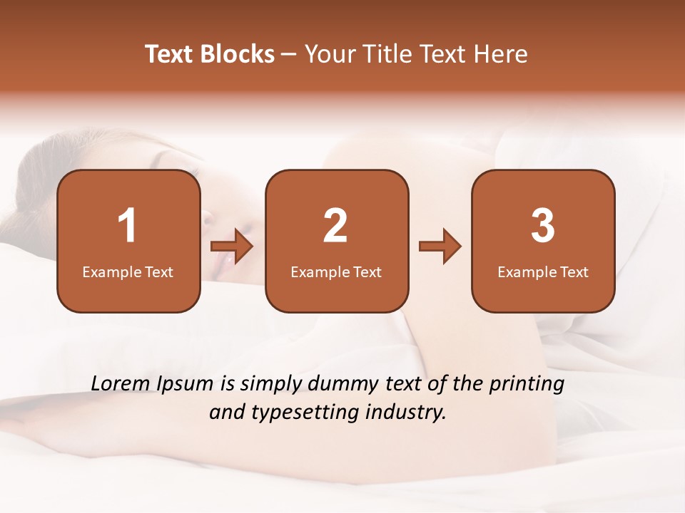 Bed Relaxation Sweet PowerPoint Template