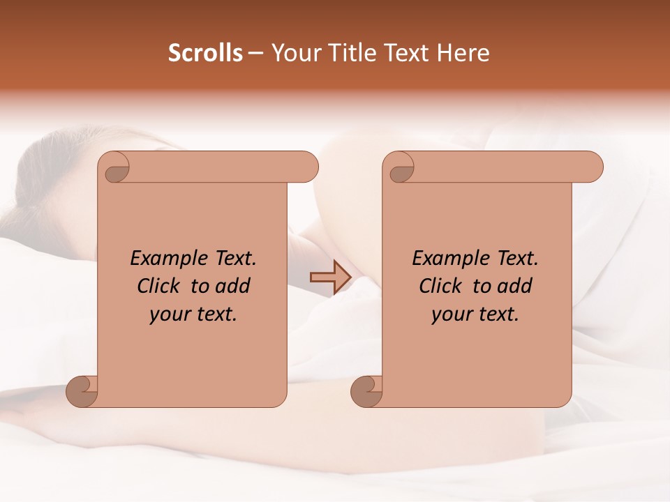 Bed Relaxation Sweet PowerPoint Template