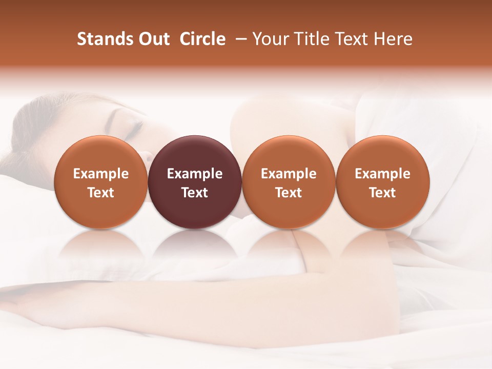 Bed Relaxation Sweet PowerPoint Template