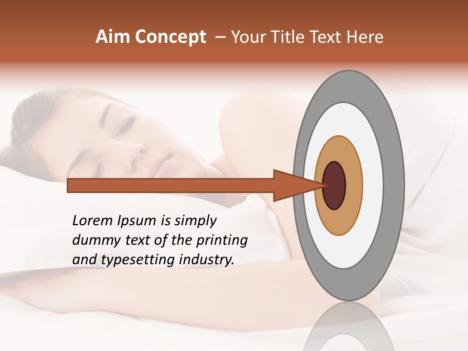 Bed Relaxation Sweet PowerPoint Template