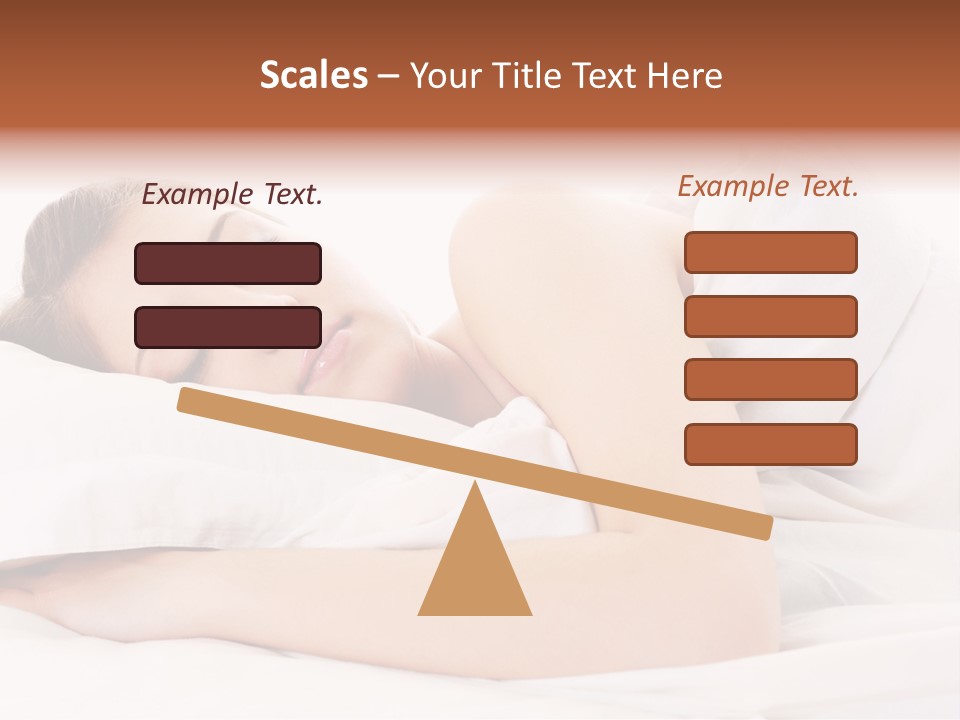 Bed Relaxation Sweet PowerPoint Template