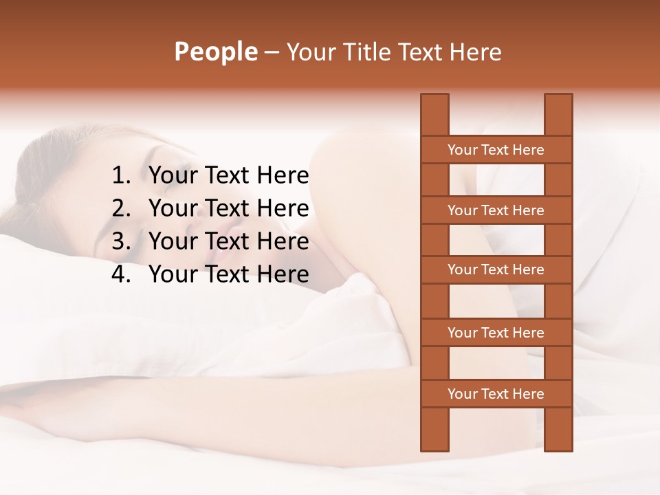 Bed Relaxation Sweet PowerPoint Template