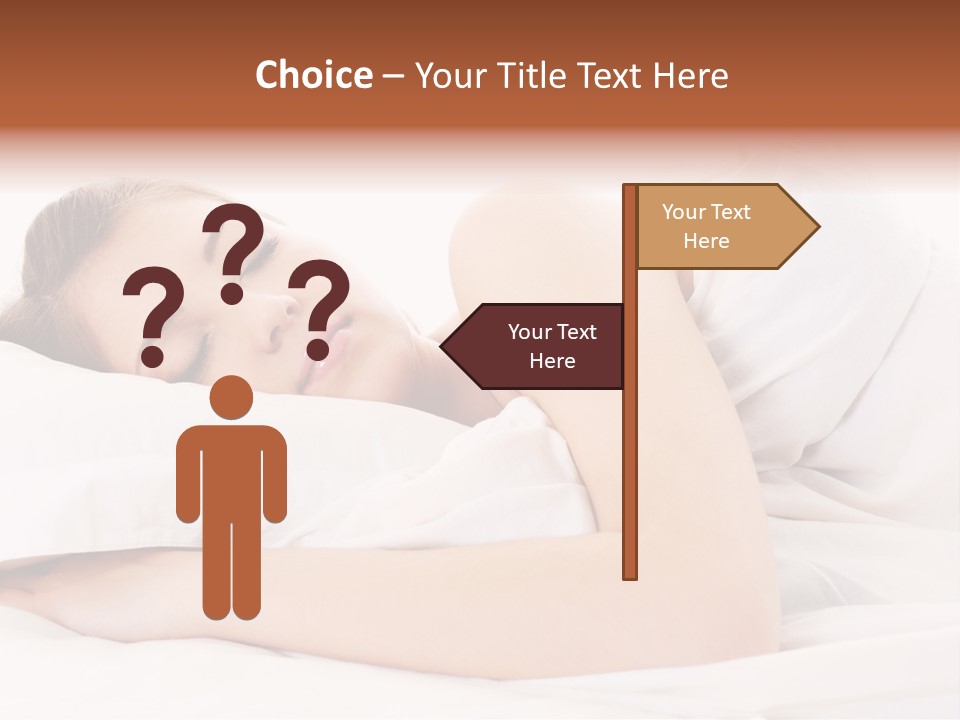 Bed Relaxation Sweet PowerPoint Template