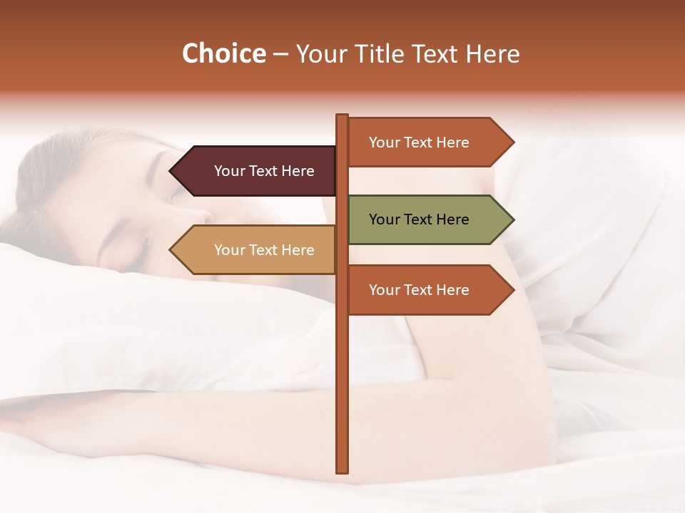 Bed Relaxation Sweet PowerPoint Template