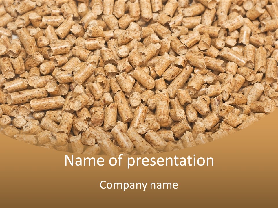 Ash Pelletfuel Heat PowerPoint Template