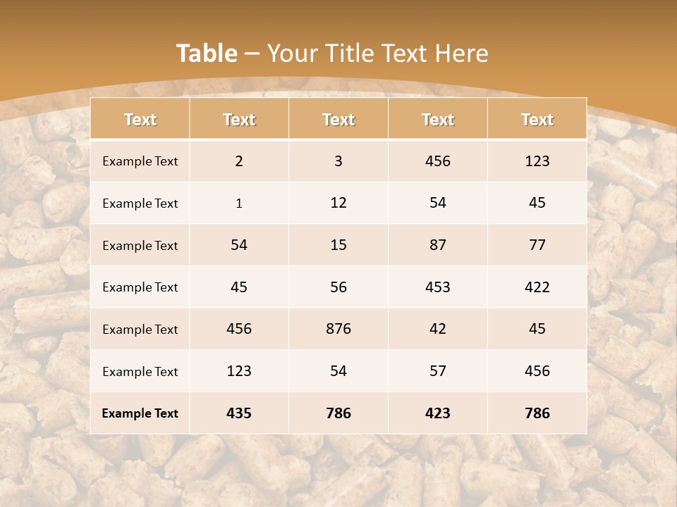 Ash Pelletfuel Heat PowerPoint Template