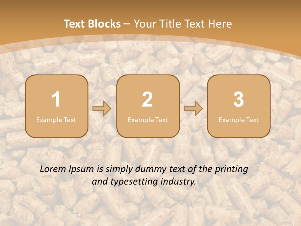 Ash Pelletfuel Heat PowerPoint Template