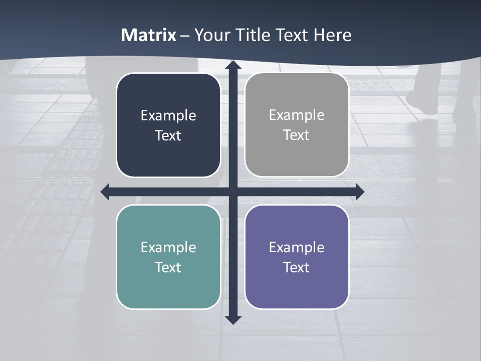 Building Silhouette Construct PowerPoint Template