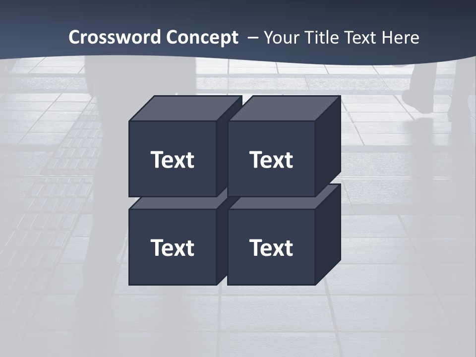 Building Silhouette Construct PowerPoint Template