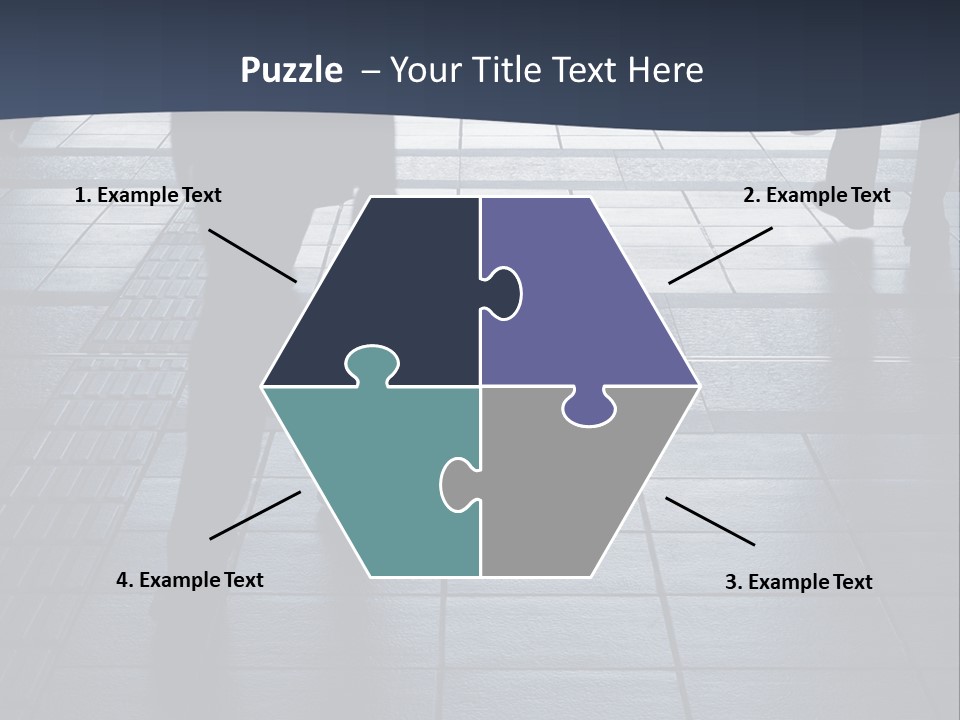 Building Silhouette Construct PowerPoint Template