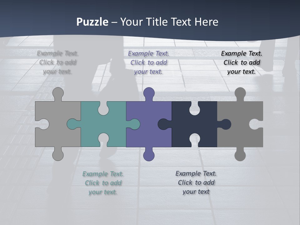 Building Silhouette Construct PowerPoint Template