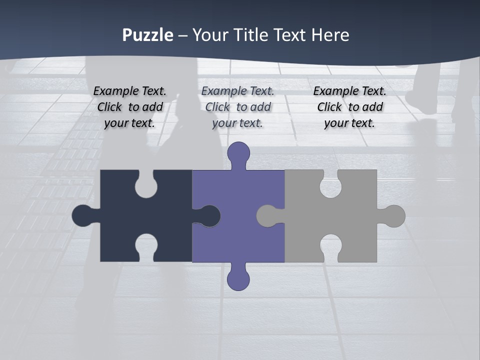 Building Silhouette Construct PowerPoint Template