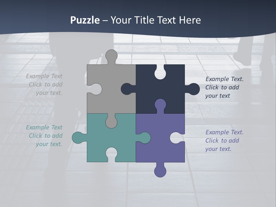 Building Silhouette Construct PowerPoint Template