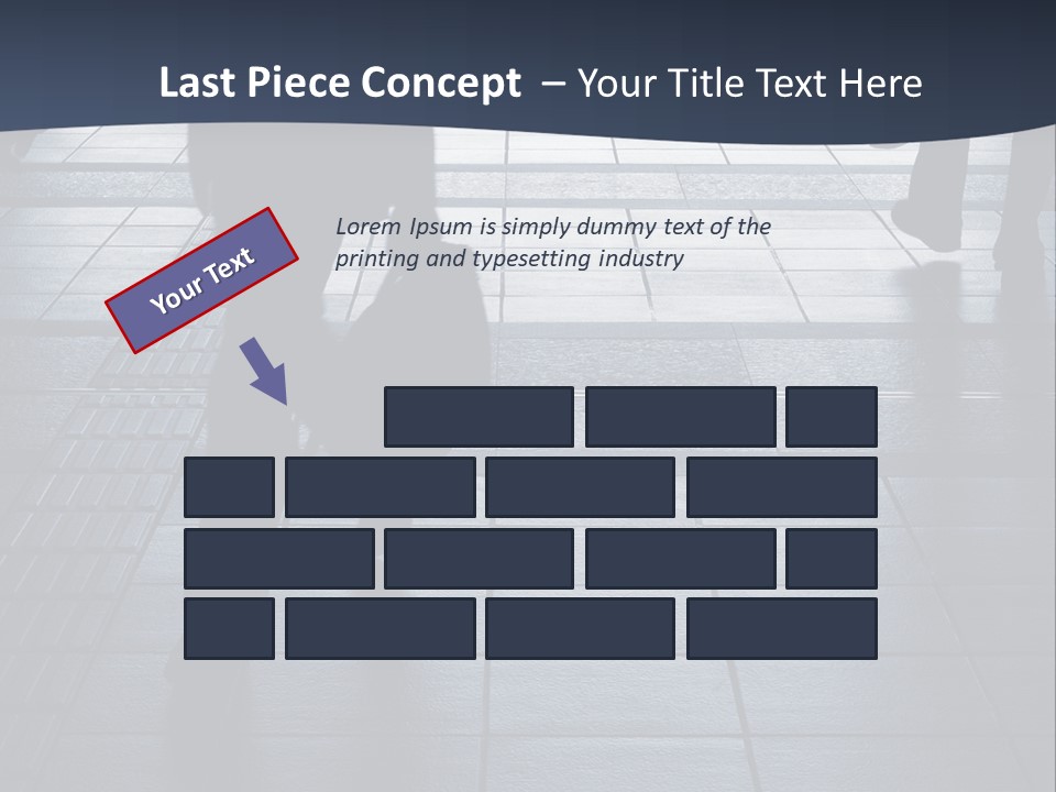 Building Silhouette Construct PowerPoint Template