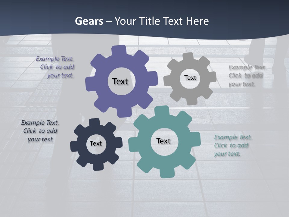 Building Silhouette Construct PowerPoint Template