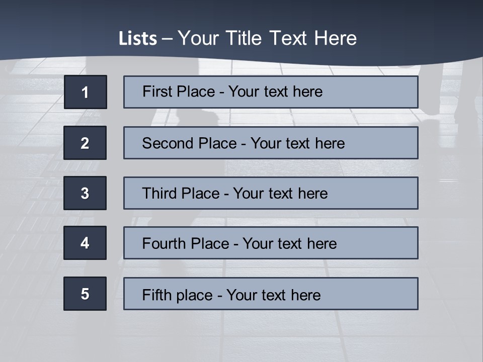 Building Silhouette Construct PowerPoint Template